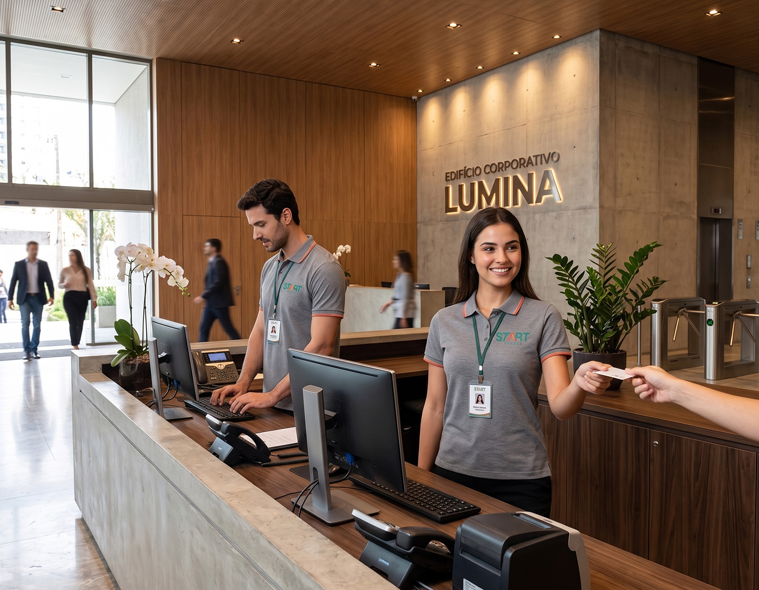 Equipe operacional em reunião de gestão